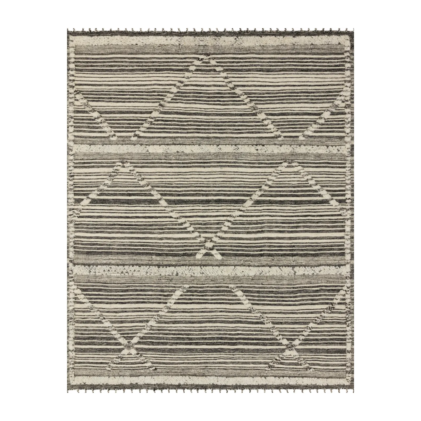 Loloi Iman Ivory / Charcoal Rug