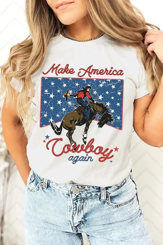 Make America Cowboy Again Graphic T Shirts