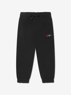 MSGM Kids Logo Joggers in Black