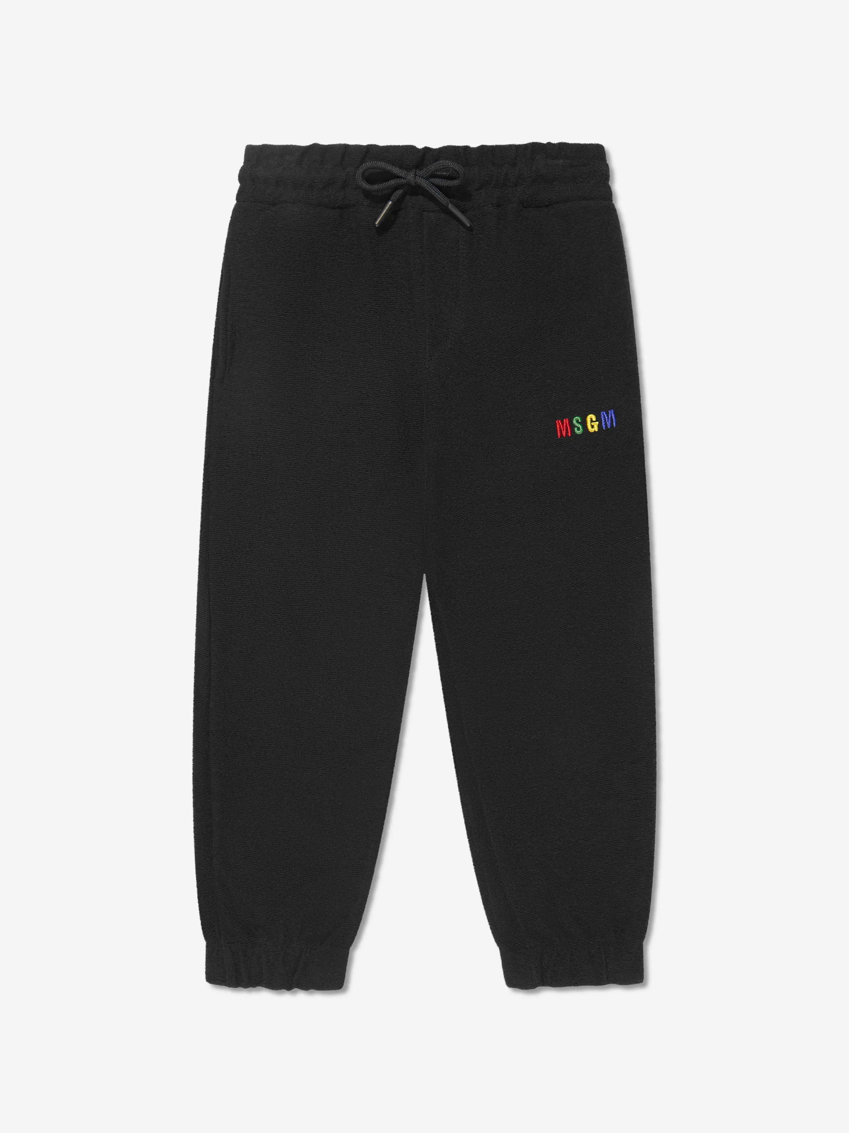 MSGM Kids Logo Joggers in Black