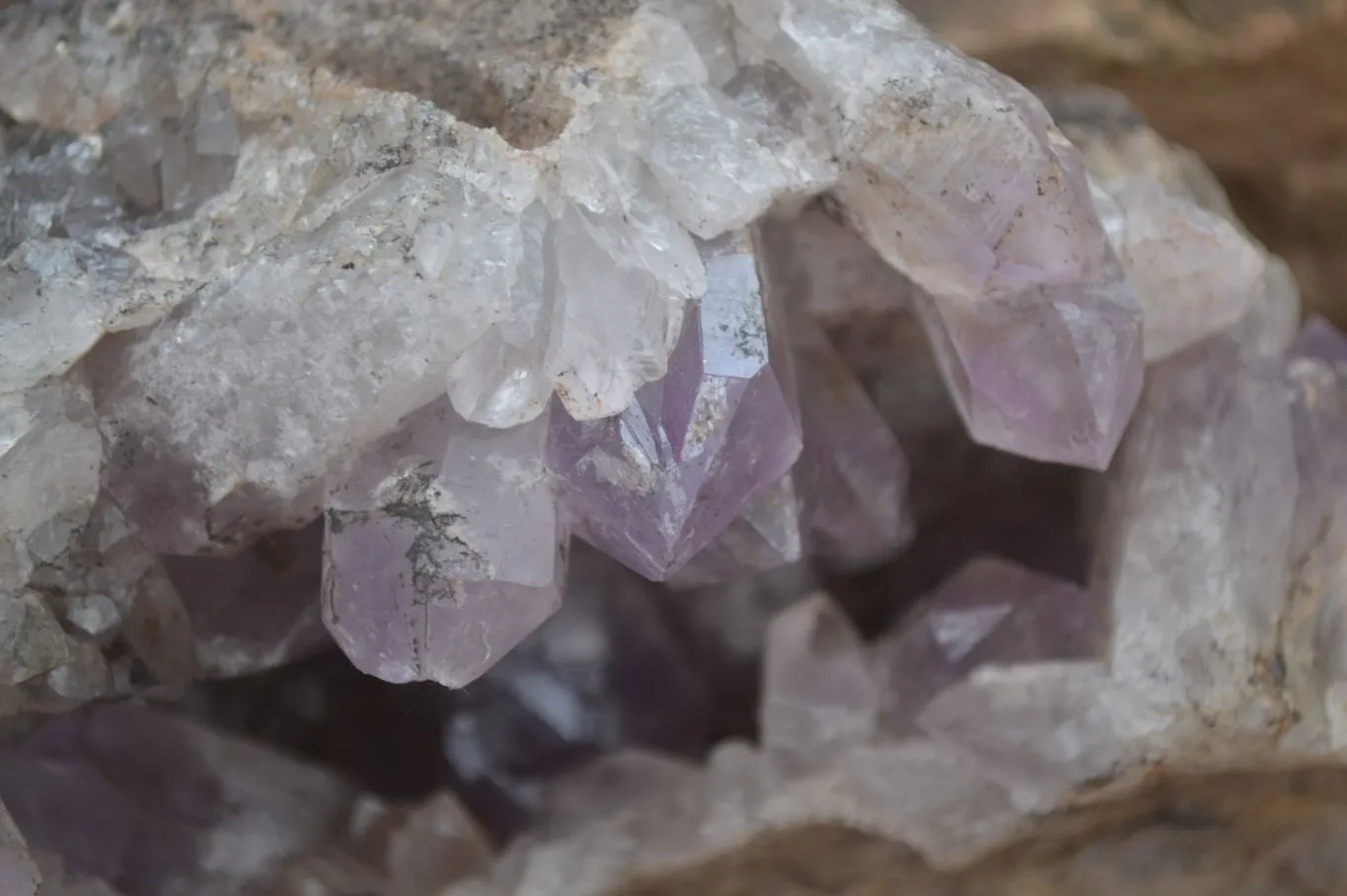 Natural Jacaranda Amethyst Cluster x 1 From Mumbwa, Zambia