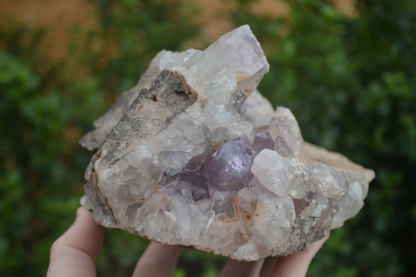 Natural Jacaranda Amethyst Cluster x 1 From Mumbwa, Zambia