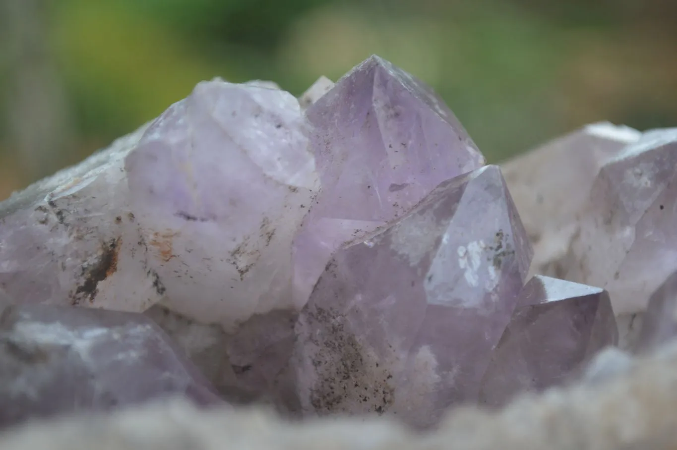 Natural Jacaranda Amethyst Cluster x 1 From Mumbwa, Zambia