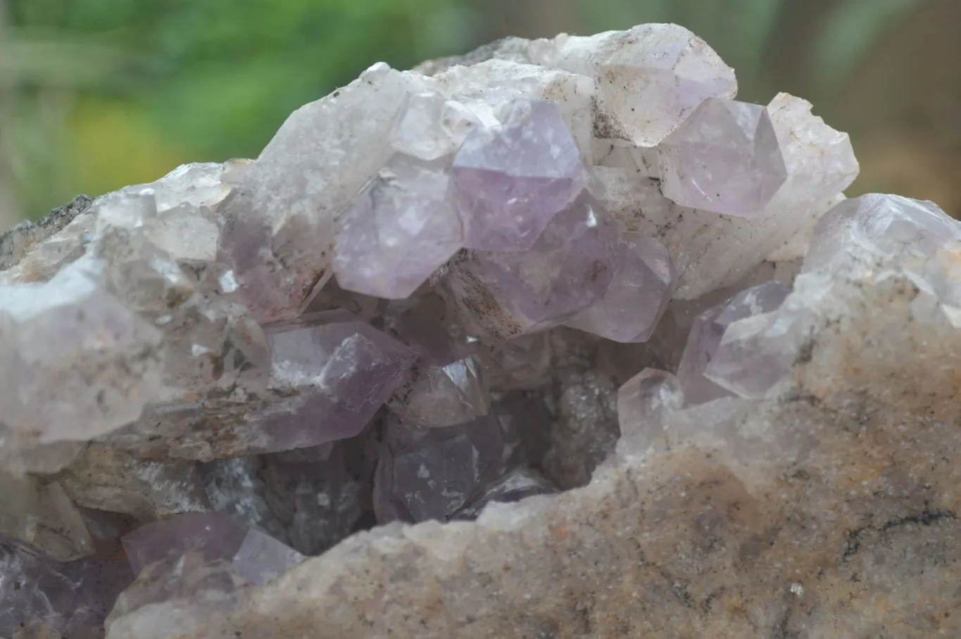 Natural Jacaranda Amethyst Cluster x 1 From Mumbwa, Zambia