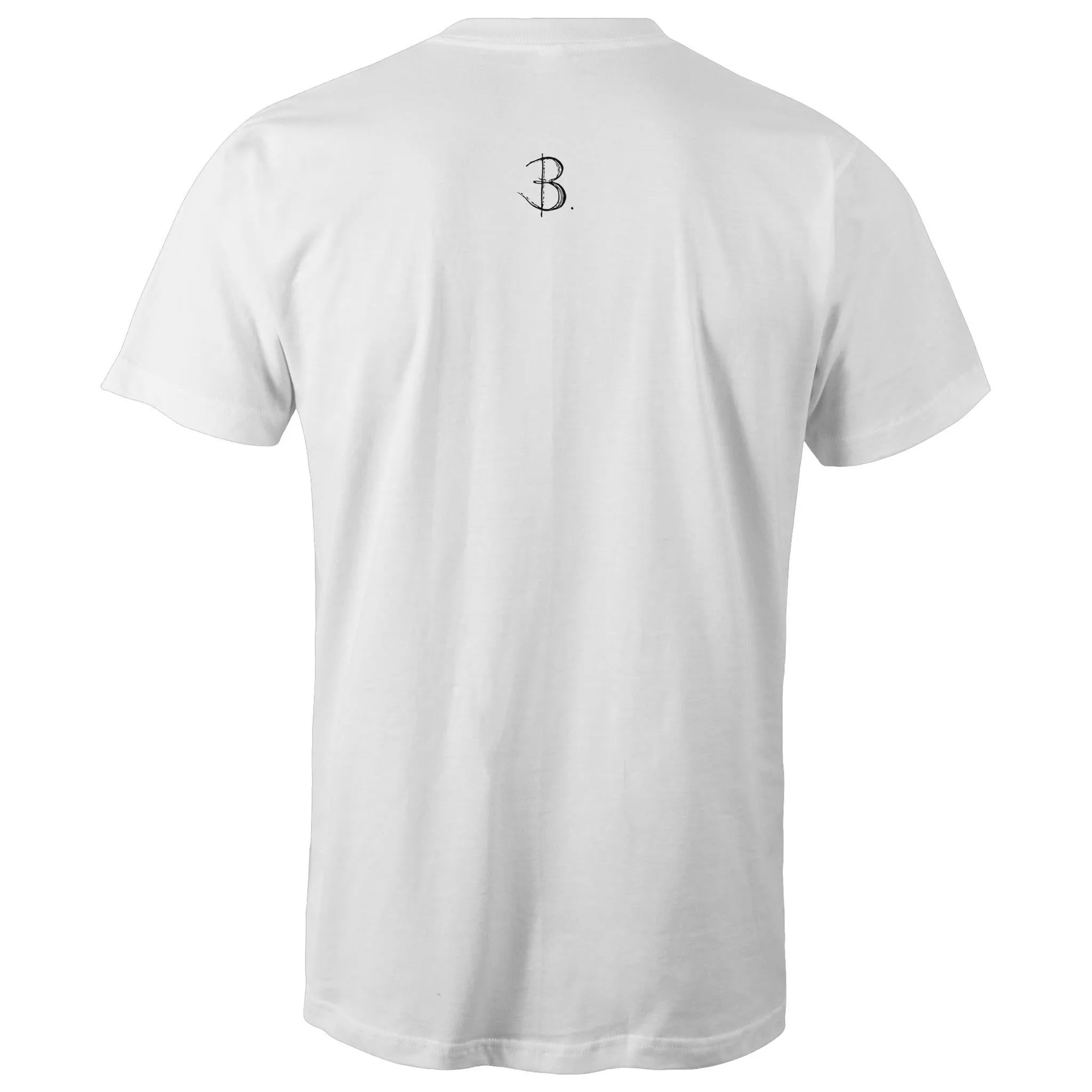 OFF GRID White Designer T-Shirt Men's & Unisex Cotton - B. Streetwear