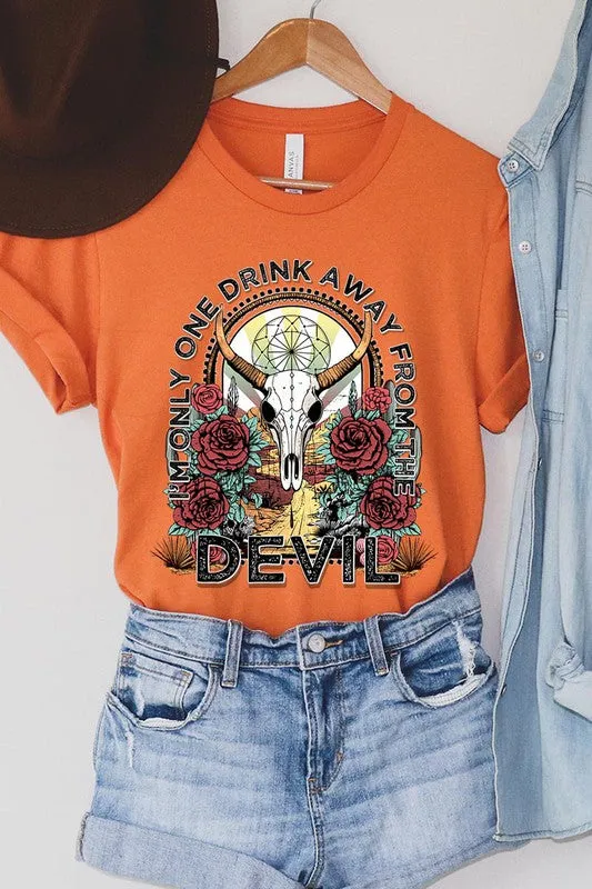 Only One Drink Away Graphic Tee