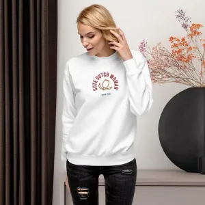 Personalize it! Embroidered Sweatshirt Cute Dutch Woman