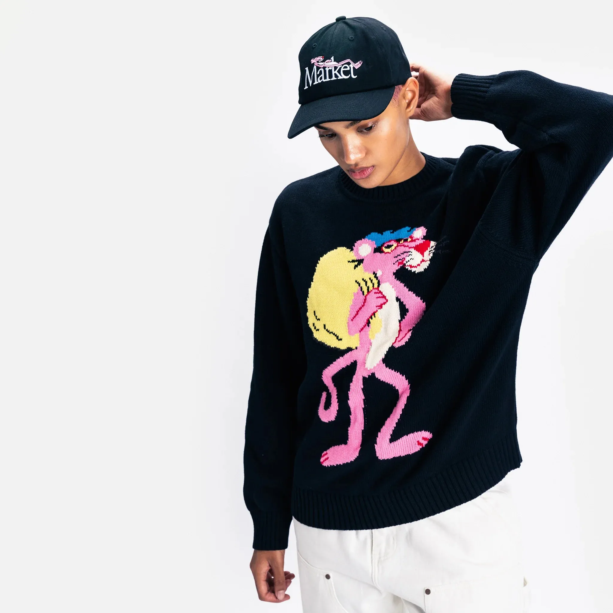 Pink Panther Sleepy 6 Panel Hat