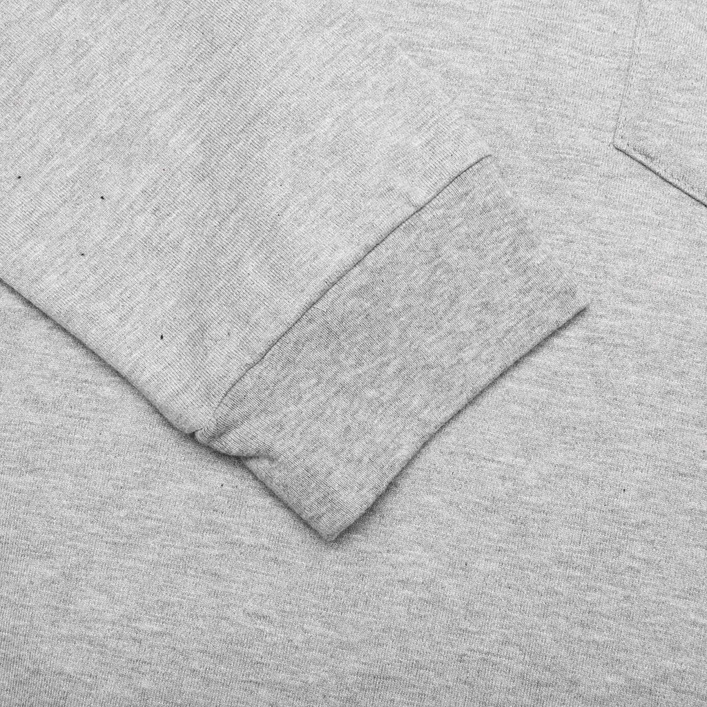 Pocket Logo L/S T-Shirt - Top Grey