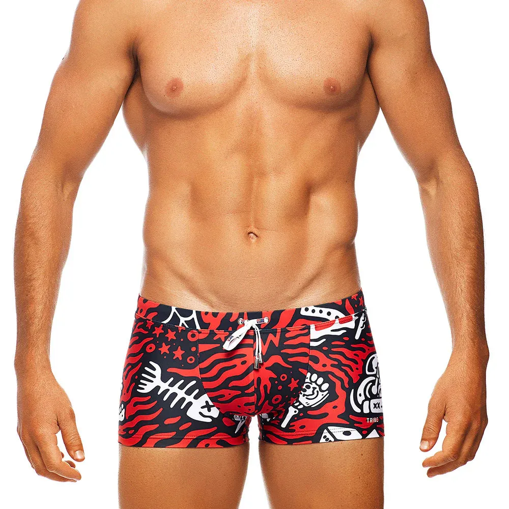 Rebel Swim Trunk (Red)