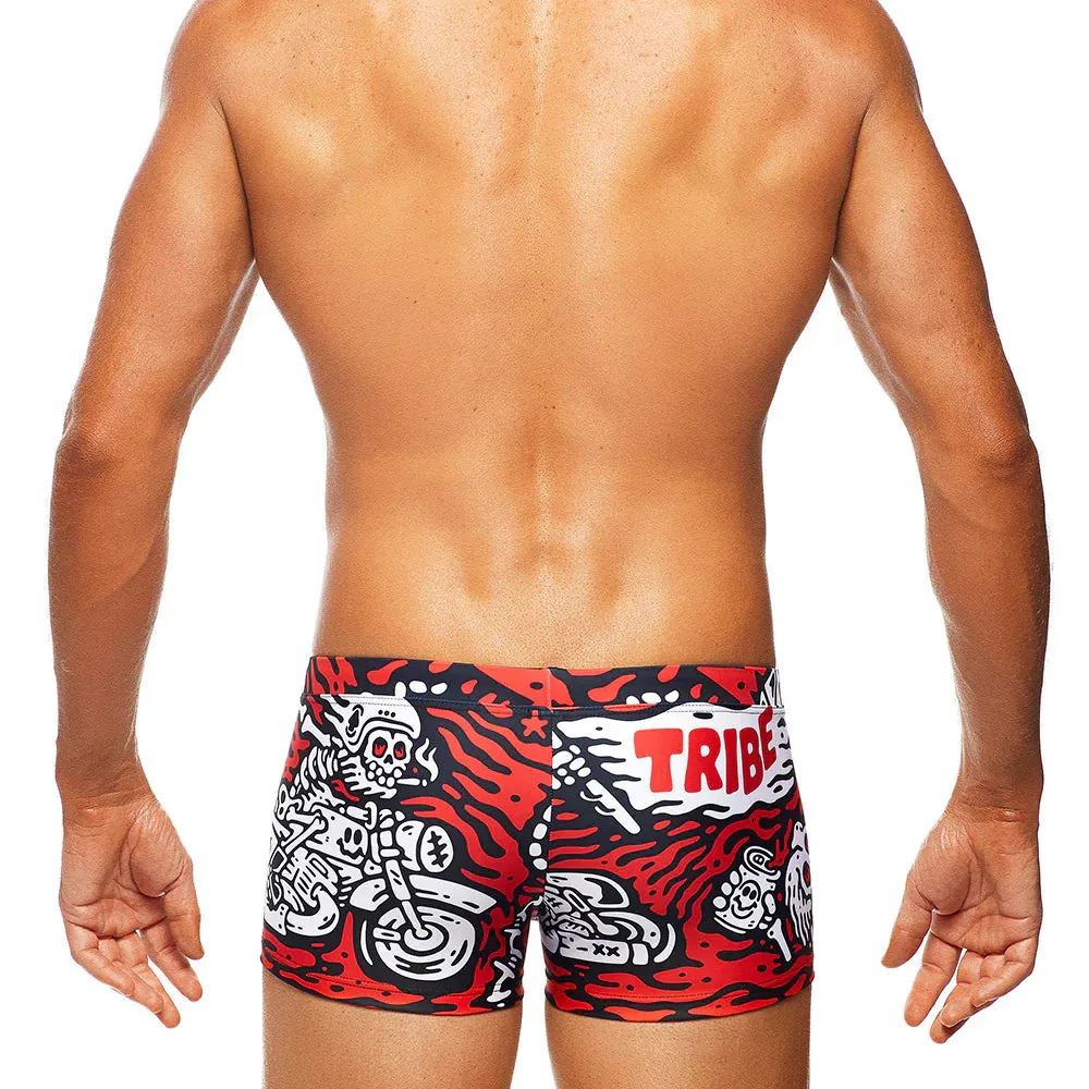 Rebel Swim Trunk (Red)