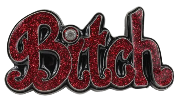 Red Bitch Belt Buckle