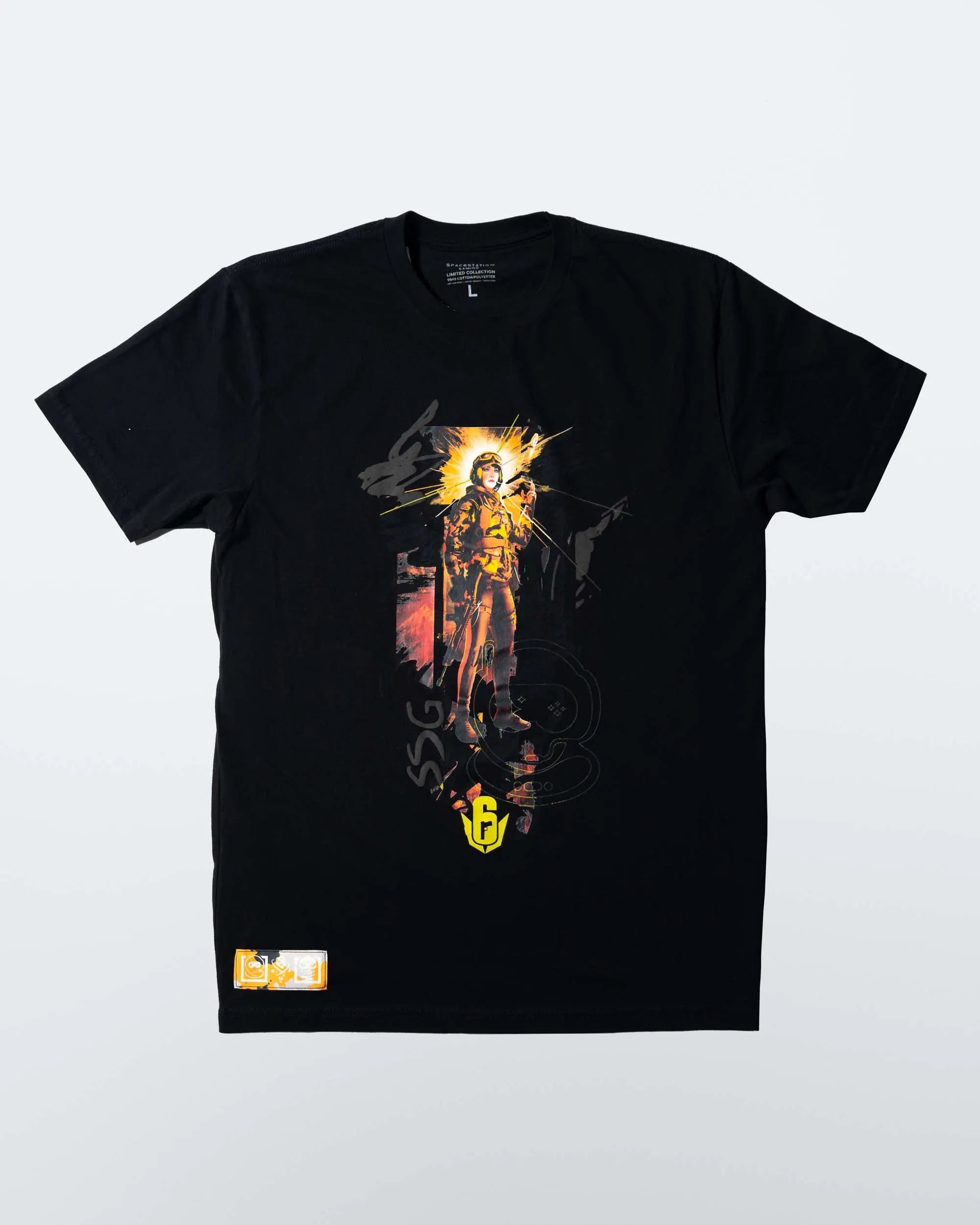 SSG x Rainbow Six Ela Black Short Sleeve Tee