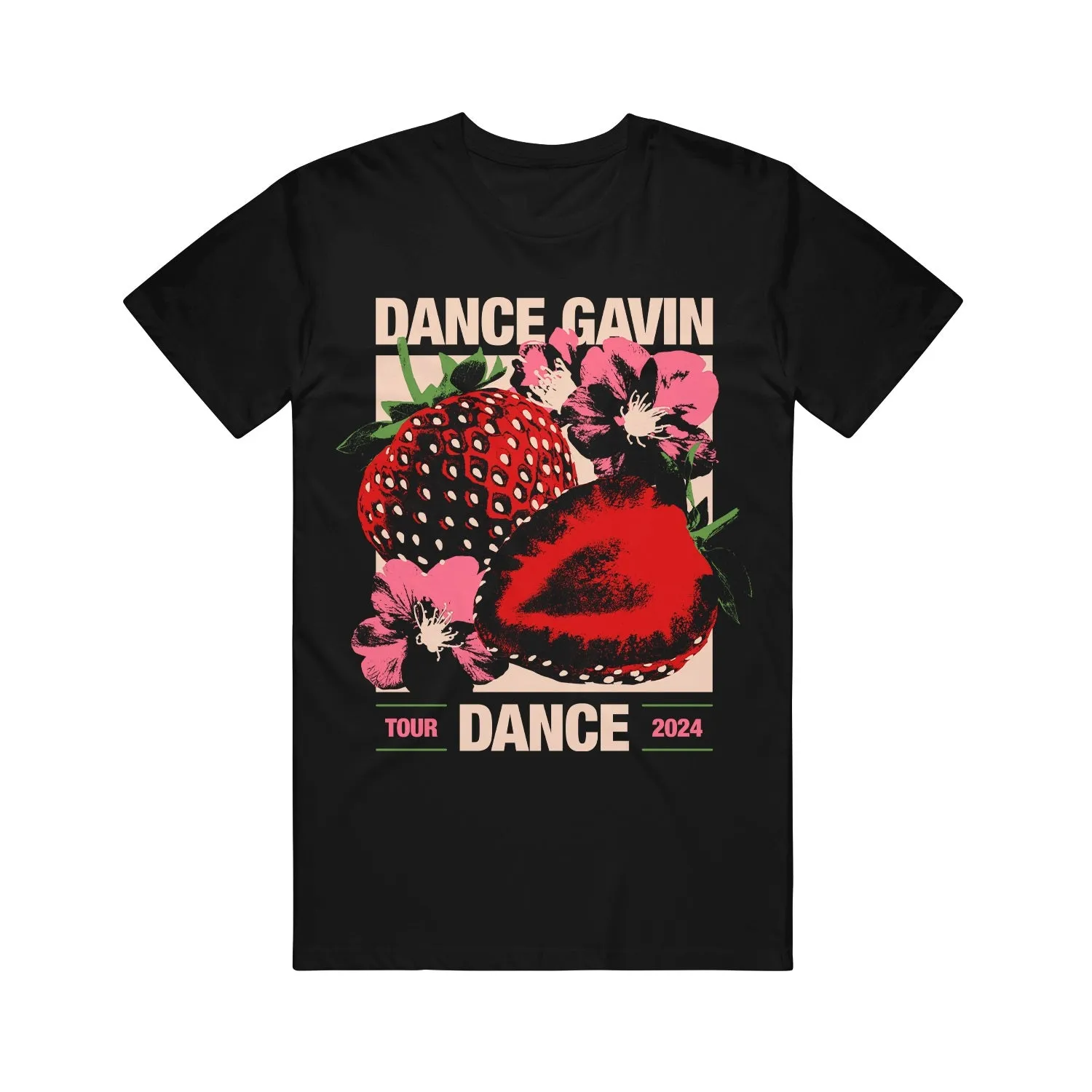 Strawberry Blossom Tour - Black T-Shirt