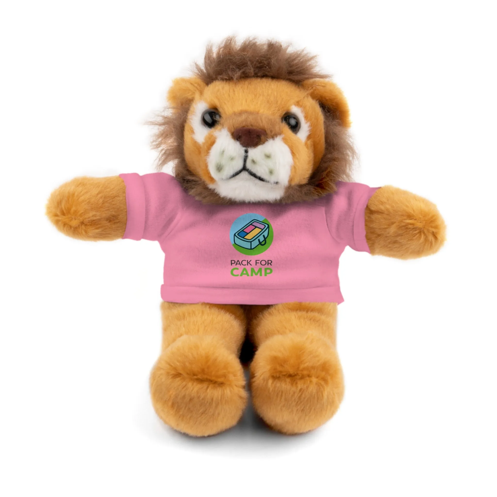 Stuffed Lion with Logo Tee