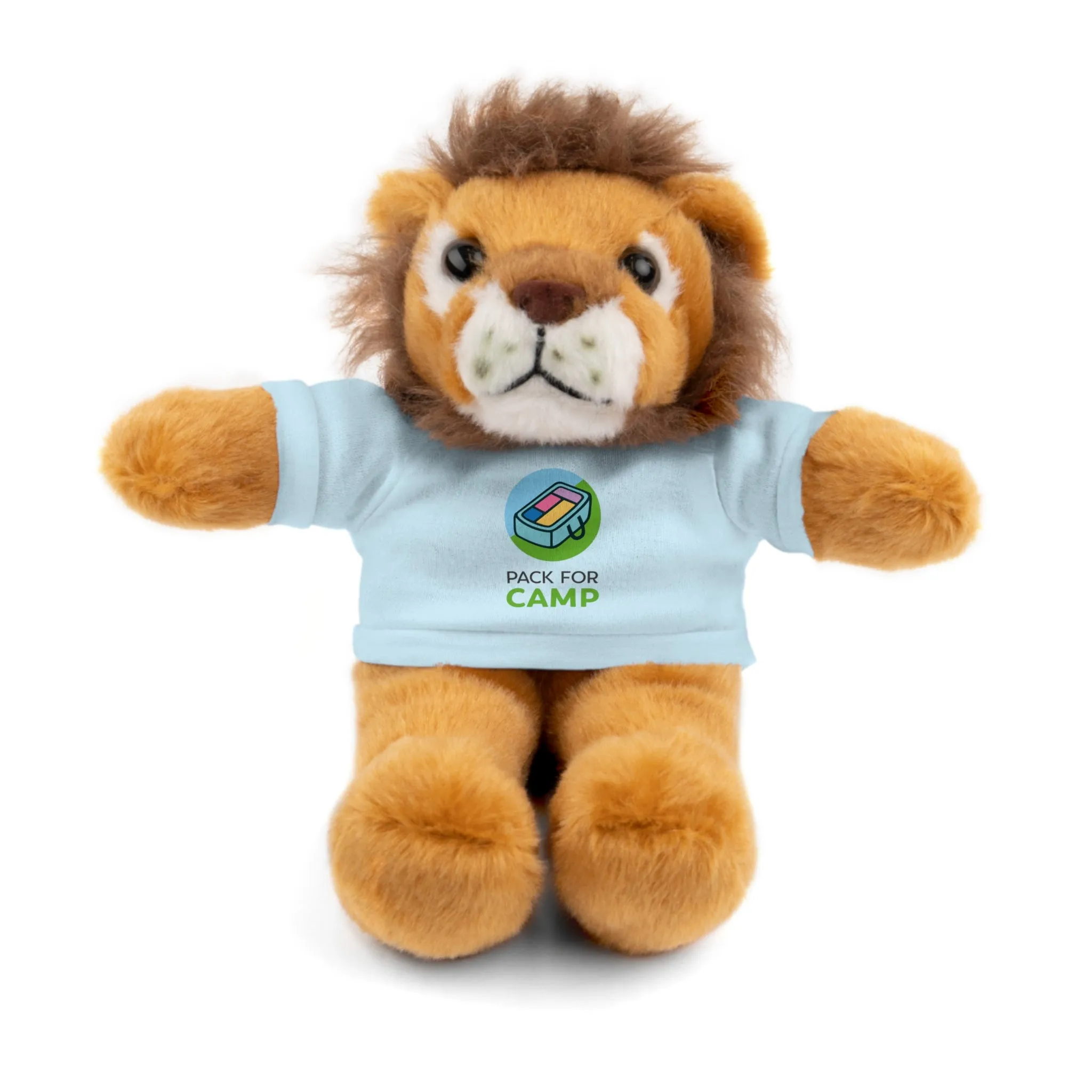 Stuffed Lion with Logo Tee