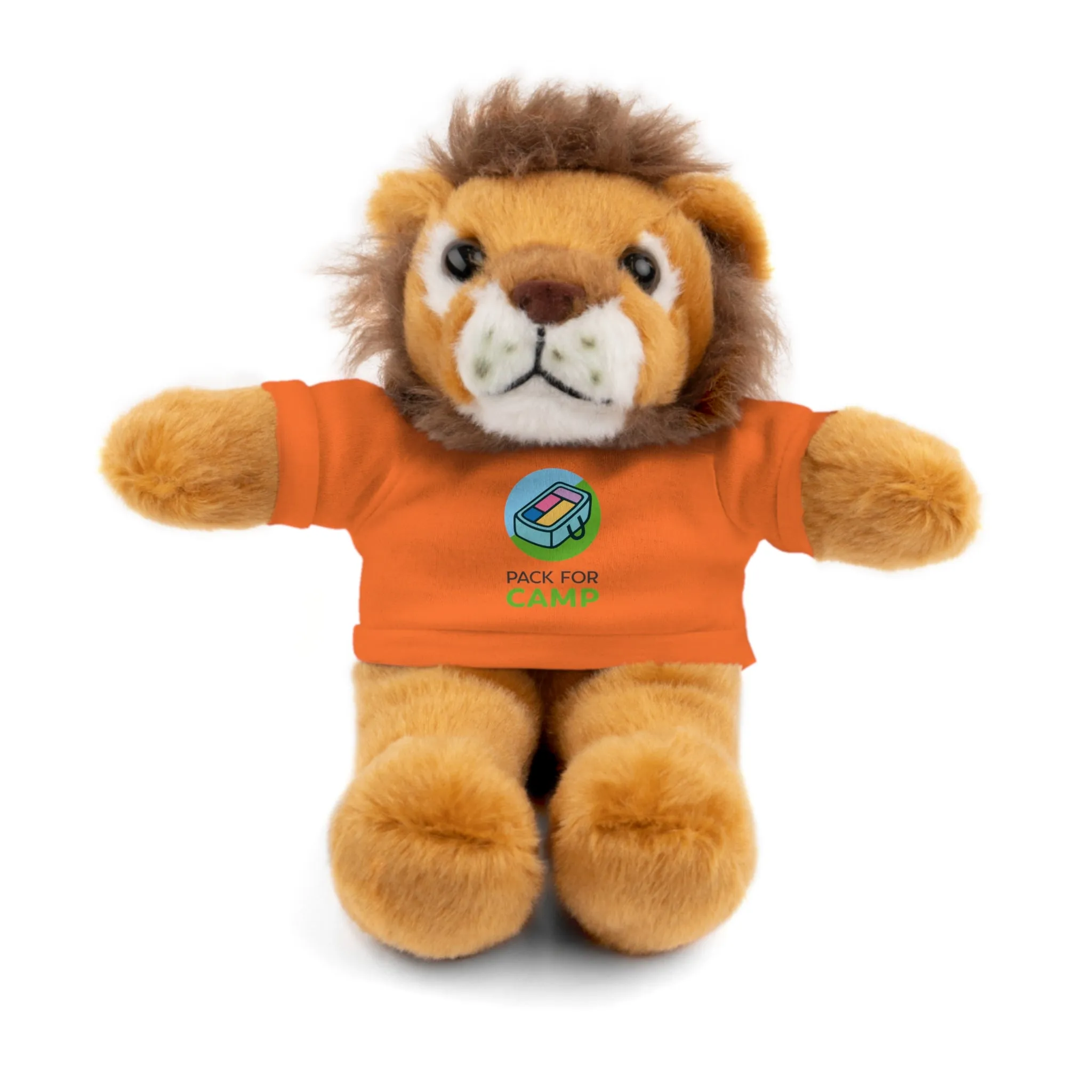 Stuffed Lion with Logo Tee