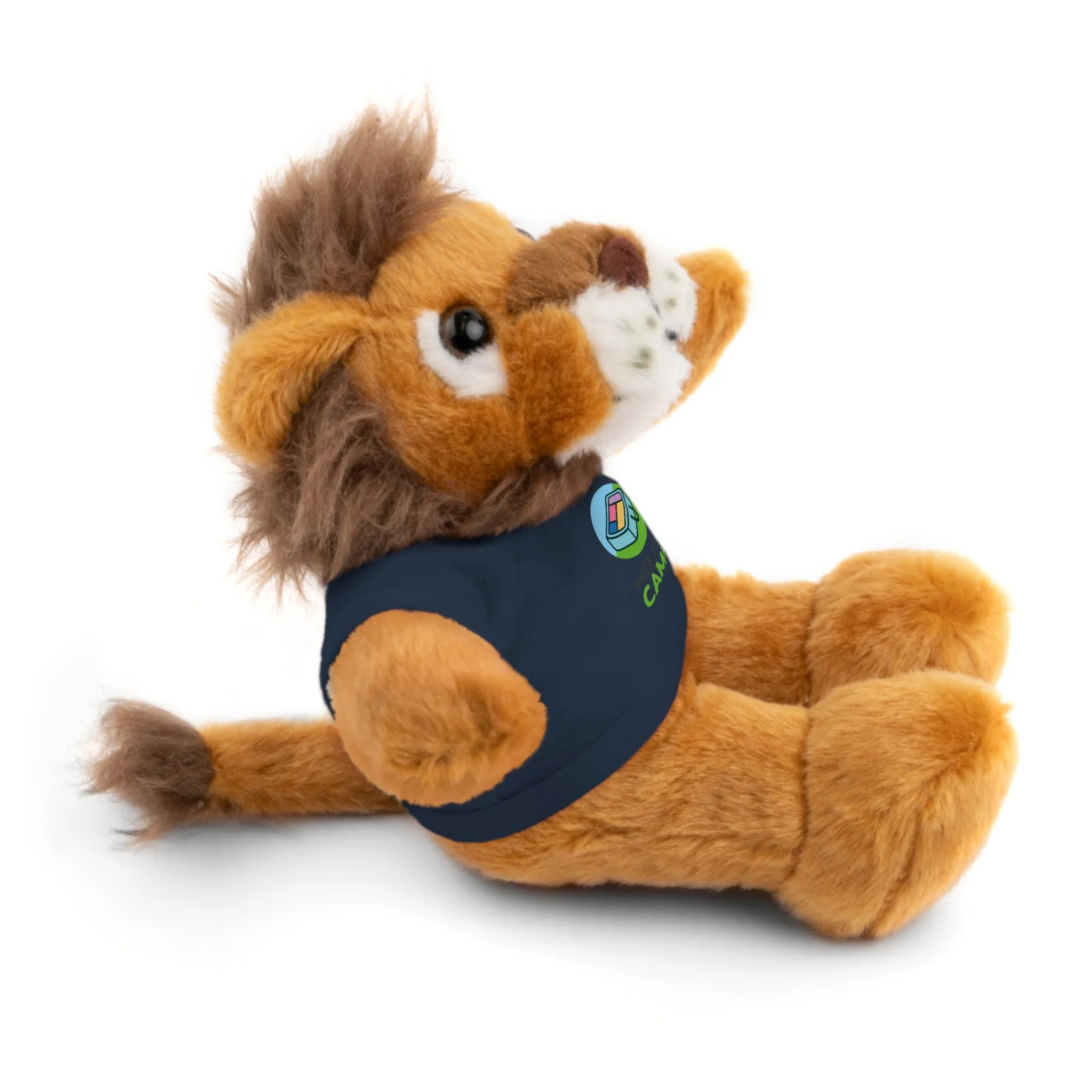 Stuffed Lion with Logo Tee