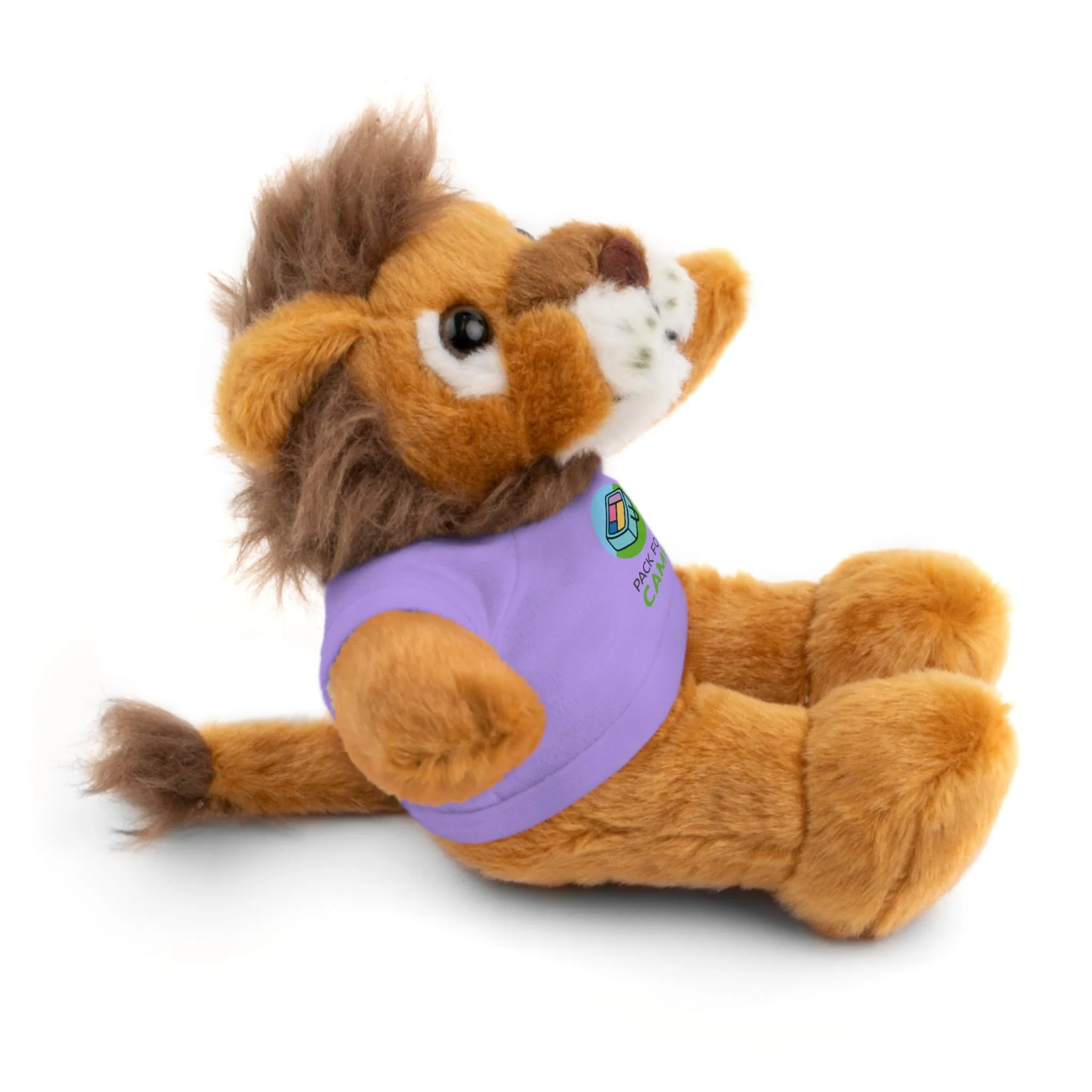 Stuffed Lion with Logo Tee