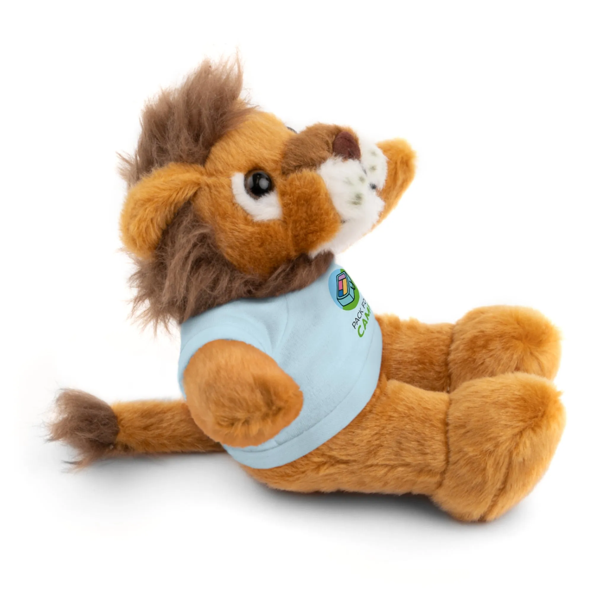 Stuffed Lion with Logo Tee