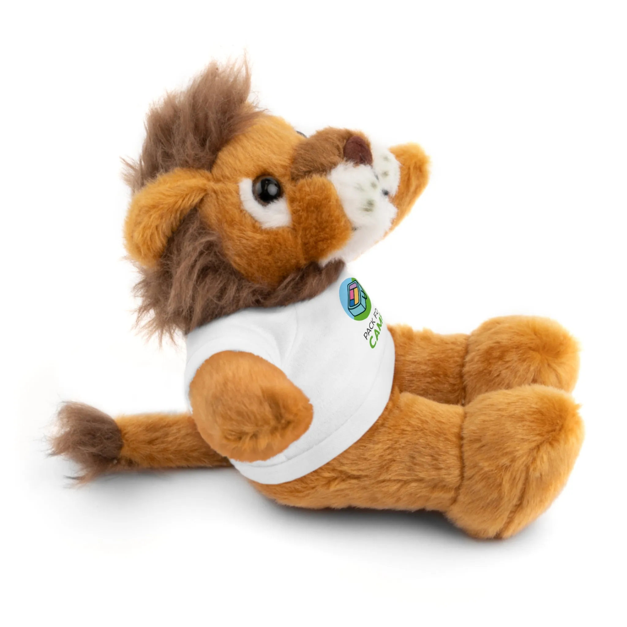 Stuffed Lion with Logo Tee