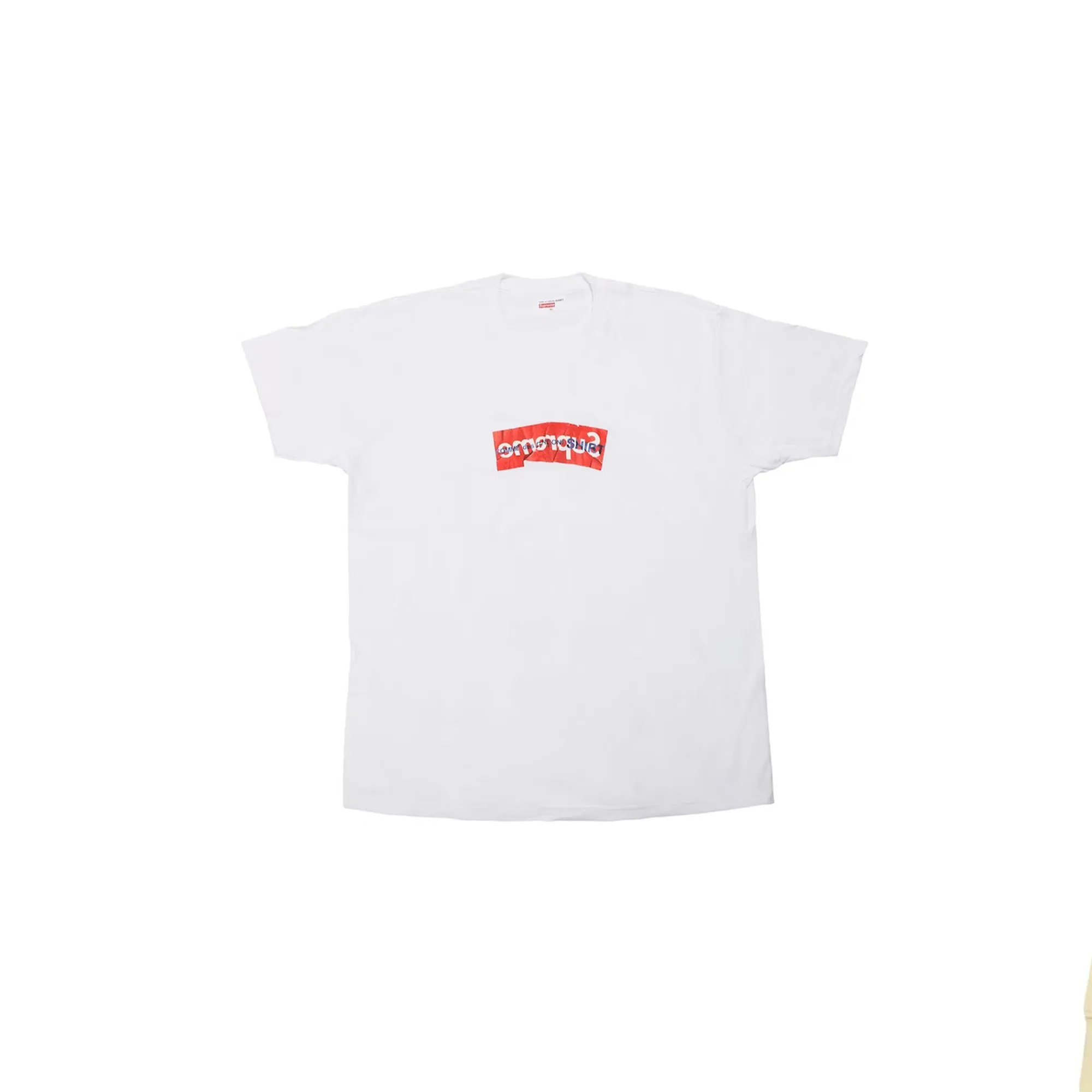 Supreme Comme Des Garcons SHIRT Box Logo Tee 'White'