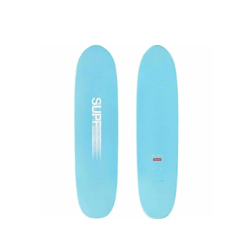 SUPREME MOTION LOGO CRUISER SKATEBOARD BLUE -