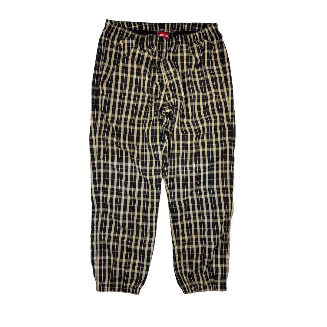 SUPREME NYLON CHECK JOGGER  (L)