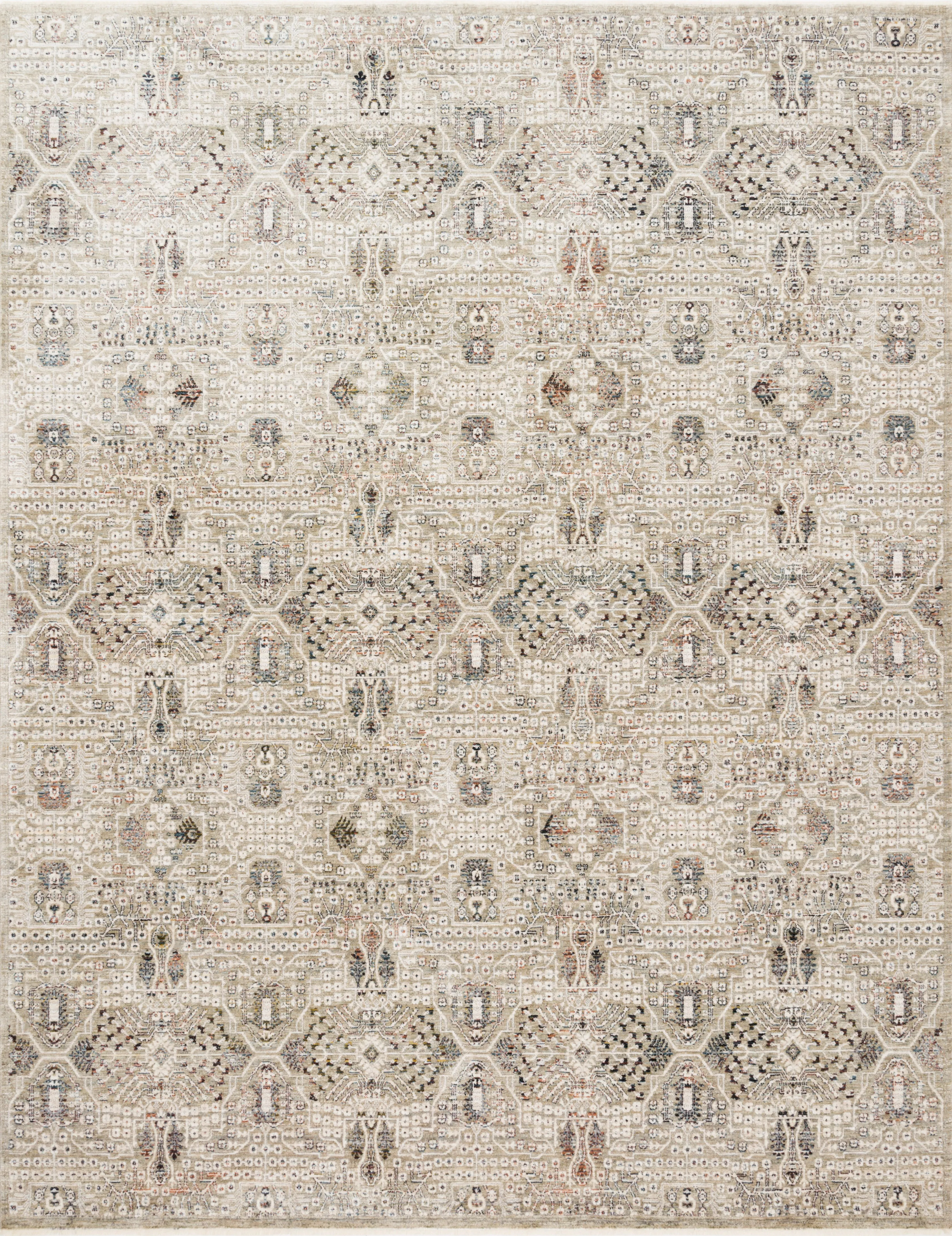 Theia Rug in Granite & Ivory