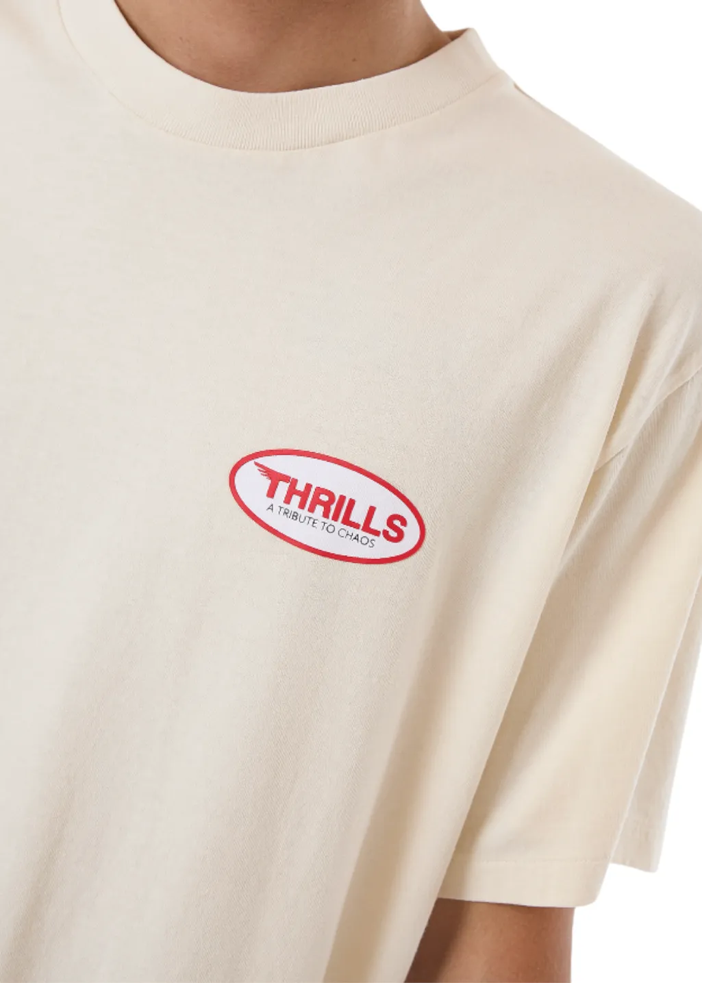 THRILLS - Tribute To Chaos Merch Fit Tee - Heritage White