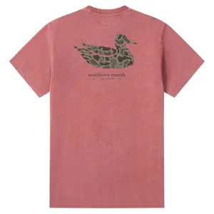 Washed Camo Duck Short Sleeve T-Shirt