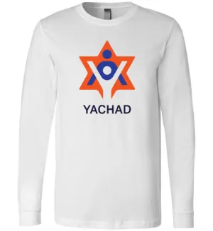 Yachad Bella Canvas Long Sleeve White T-Shirt